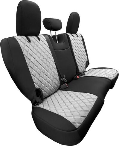 Wylf Neoprene مقاومة للماء أغطية مقعد زرقاء أسود ل Jeep Wrangler JL 4 Door لسنوات لعام 2018-2023 أغطية مقعد السيارات الأمامية من النيوبرين ونيوسوبريم مقاومة للماء in Saudi Arabia
