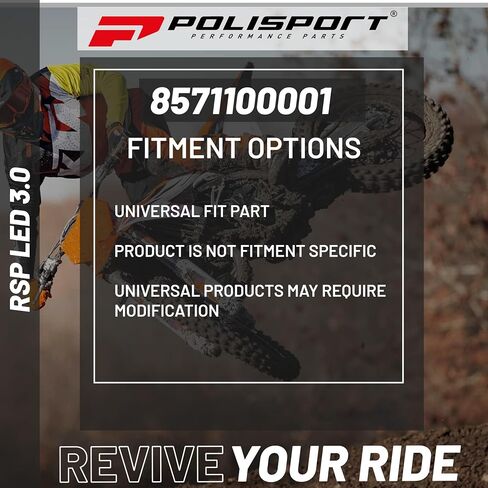 Polisport RSP LED 3.0 Light/Brake Light للدراجات على الطرق الوعرة ودراجات Enduro in Saudi Arabia