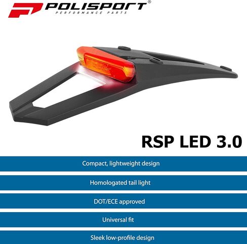Polisport RSP LED 3.0 Light/Brake Light للدراجات على الطرق الوعرة ودراجات Enduro in Saudi Arabia
