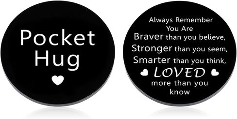 Back to School Supplies High School College Dorm Essentials for Girls Adults Stress Relief Gifts for Men Boys Pocket Hug Token Middle Schools Anxiety Relief Items Chemotherapy Must Haves for Women in Kuwait