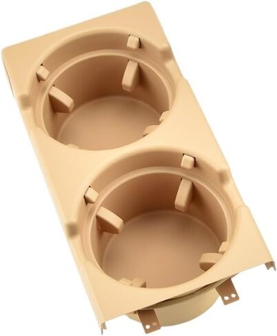 Car Center Console Water Cup Holder Beverage Bottle Holder Coin Tray for BMW 3 Series E46 323i 318I 320I 98-06 51168217953(Beige 2) in Kuwait