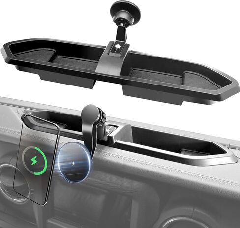 Magnetic Phone Mount for Jeep 2018-2023 Wrangler JL Jlu & Gladiator JT - حامل هاتف لوحة القيادة مع Magsafe لجيب Wrangler & Gladiator 2/4 الملحقات (ليس من أجل 4xe) in Kuwait
