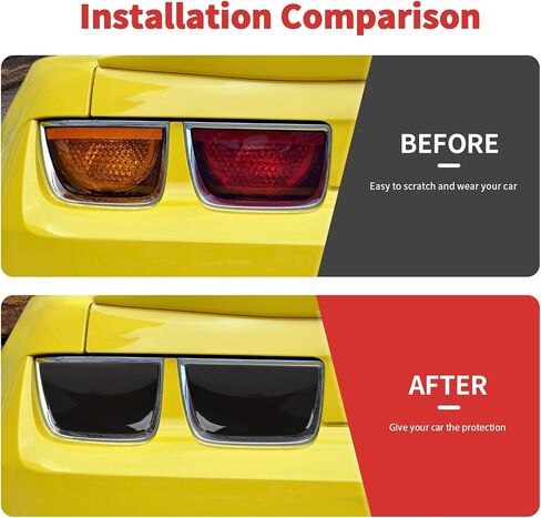 Tail Light & Headlight Light Light Terce Kit متوافق مع 2010-2013 Chevy Camaro (Black Smoked ، 6pcs) in Saudi Arabia