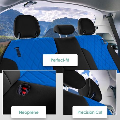 WYLF Custom Fit Seat Covers for 2021 - 2024 Toyota Sienna, Seat Covers 2nd Row Set for Toyota Sienna 2021 2022 2023 2024, 8 Seater SUV Seat Covers, SOLIDGRAY Neoprene, Toyota Accessories in Saudi Arabia