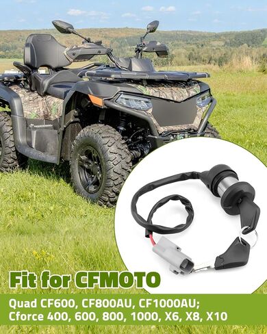 9DSV-011000-6K00 Switch Switch Kit مع مفتاحين ملائمان لـ CFMoto Quad CF600 CF800AU CF1000AU CFORCE 400 600 800 1000 x6 x8 x10 2022-2024 in Kuwait