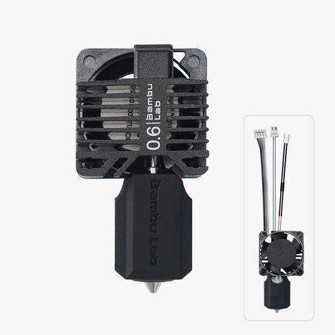 Bambu Lab Hardened Steel Hotend Kits with Fan for X1,X1C 3D Printer (0.4MM) in Saudi Arabia