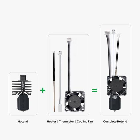 Bambu Lab Hardened Steel Hotend Kits with Fan for X1,X1C 3D Printer (0.4MM) in Saudi Arabia