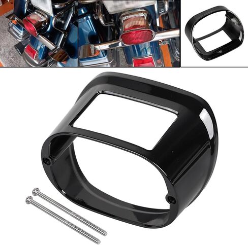 Chrome Rear Tail Lamp Collar Taillight Cover Bezel for Harley Sportster Road King Dyna Glide Electra Glide Night Train Fat Boy Low Rider 1999-2007 in Saudi Arabia