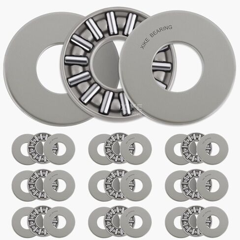 XIKE TC4052 Thrust Needle Roller Bearings with Washers 2-1/2" Bore 3-1/4" OD 5/64" Width 3pcs in Saudi Arabia