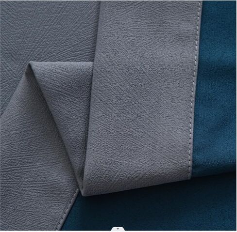 Cherry Home Gray Dark 52 × 96 معطفًا ساحليًا من الستائر الصلب - الستائر الحرارية المعزولة الحرارية لغرفة المعيشة/غرفة النوم ، الستائر الحمراء ، التصميم الساحلي الحديث ، التثبيت السهل (مجموعة من لوحين) in Kuwait