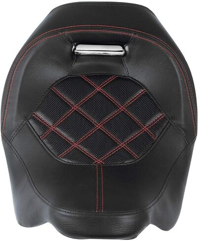 Low-Profile Driver Passenger 2-UP Seat Set Red Stitching Fit For Harley Touring Road King FLHR Street Glide FLHX 2009-Later Road Glide FLTRX CVO Street Glide FLHXSE Electra Glide FLHTCU in Saudi Arabia