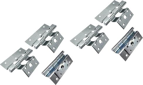 مفصل فراشة ثقيل غير نقر من QCAA للمنزل المحمول/RV، 3.5 بوصة، دبوس فضفاض قابل للإزالة، مطلي بالنحاس، 4 عبوات، صنع في تايوان in Kuwait