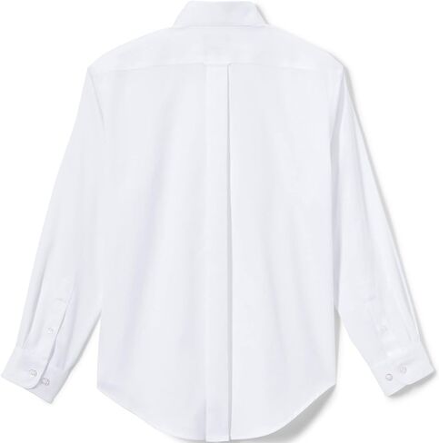 Lands' End School Uniform Boys Long Sleeve No Iron Pinpoint Dress Shirt in Saudi Arabia
