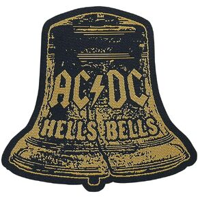 AC/DC ACDC Hells Bells Die Cut Logo Patch Hard Rock Fan Band Sew on Theslique in Kuwait