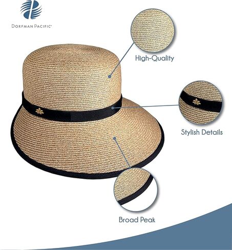 Cappelli Sun Hat for Women Straworld - Natural Toyo Straw Facesaver in Kuwait