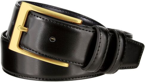 Men's Belt Classic Genuine Leather Smooth Dress Belt 1-3/8"(35mm) Wide in Saudi Arabia