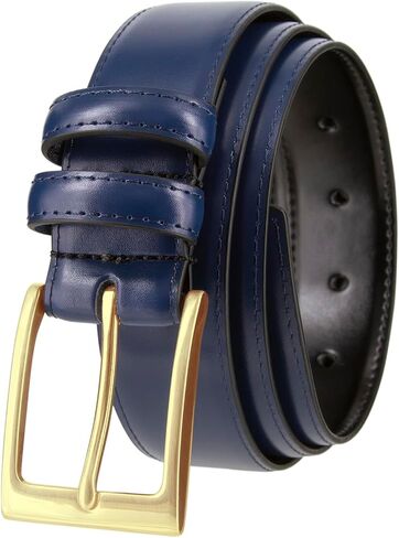 Men's Belt Classic Genuine Leather Smooth Dress Belt 1-3/8"(35mm) Wide in Saudi Arabia