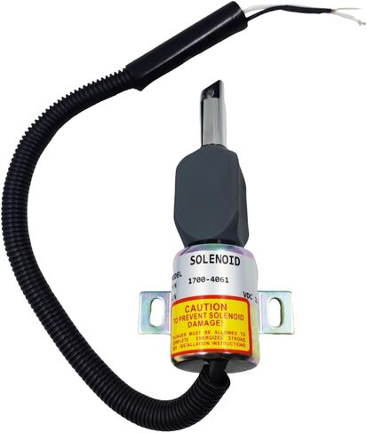12V 1753ES Fuel Shutoff Solenoid Valve 1700-4069 1700-4061 for Woodward Takeuchi TL140 Isuzu 4JG1 Ingersoll Rand P185WIR XP185WIR XP375WCU Mustang MTL20 Gehl CTL70 54385992 in Saudi Arabia