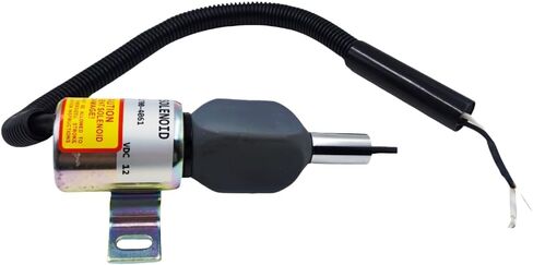 12V 1753ES Fuel Shutoff Solenoid Valve 1700-4069 1700-4061 for Woodward Takeuchi TL140 Isuzu 4JG1 Ingersoll Rand P185WIR XP185WIR XP375WCU Mustang MTL20 Gehl CTL70 54385992 in Saudi Arabia