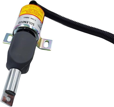 12V 1753ES Fuel Shutoff Solenoid Valve 1700-4069 1700-4061 for Woodward Takeuchi TL140 Isuzu 4JG1 Ingersoll Rand P185WIR XP185WIR XP375WCU Mustang MTL20 Gehl CTL70 54385992 in Saudi Arabia