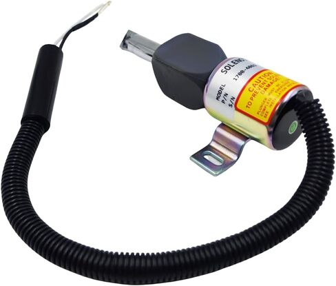 12V 1753ES Fuel Shutoff Solenoid Valve 1700-4069 1700-4061 for Woodward Takeuchi TL140 Isuzu 4JG1 Ingersoll Rand P185WIR XP185WIR XP375WCU Mustang MTL20 Gehl CTL70 54385992 in Saudi Arabia