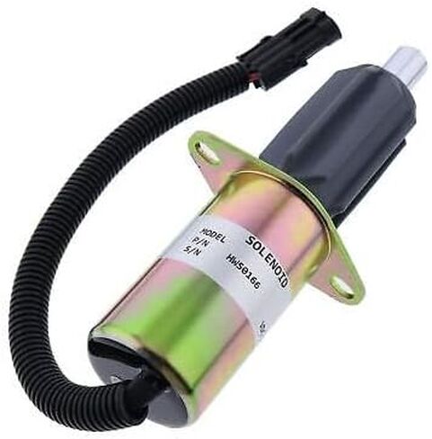 3921978 3915502 12V Fuel Shut Off Solenoid with Connector Cable, Universal Electric Diesel Engine Cut Off Switch in Saudi Arabia