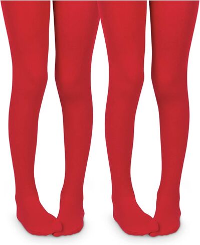 Jefferies Socks Girls Pima Cotton Dress School Uniform Tights 2 Pack in Saudi Arabia