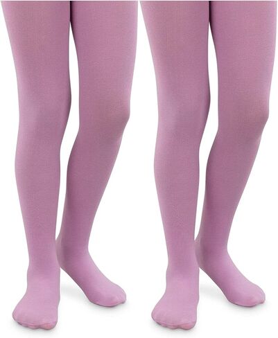 Jefferies Socks Girls Pima Cotton Dress School Uniform Tights 2 Pack in Saudi Arabia