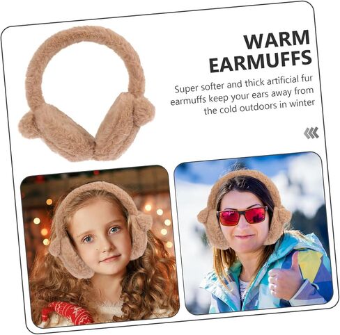 Beaupretty 1Pc Adorable Cartoon Ear Muffs for Cold Earmuffs with Unique Design Durable Fibers Winter Ear Warmers for Boys and Random Color in Saudi Arabia
