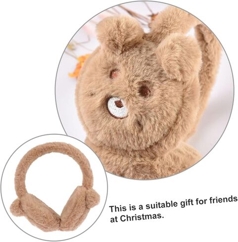 Beaupretty 1Pc Adorable Cartoon Ear Muffs for Cold Earmuffs with Unique Design Durable Fibers Winter Ear Warmers for Boys and Random Color in Saudi Arabia