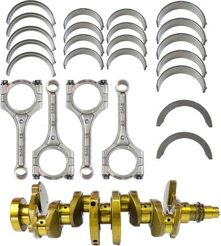 Mitzone 1.6L محرك العمود المرفقي Con Rods & Bearing Kit متوافق مع 2012-2017 لهجة Hyundai 2012-2017 Kia Rio 2014-2015 Soul 23110-2B610 23510-2B010 21020-2B100 in Saudi Arabia