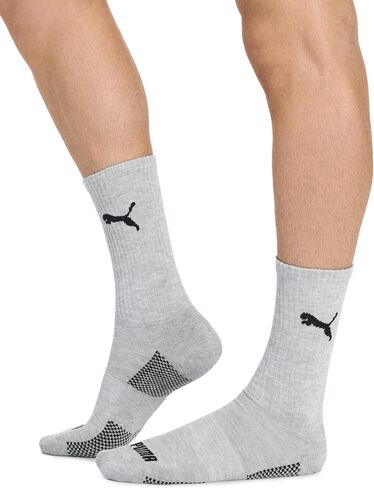 PUMA Men's 8 Pack Athletic Cushioned Crew Socks in Saudi Arabia