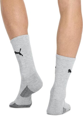 PUMA Men's 8 Pack Athletic Cushioned Crew Socks in Saudi Arabia