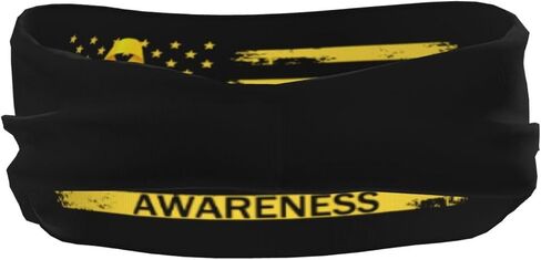 Not All Wounds are Visible Childhood Cancer Awareness Adjustable Sports Headband Moisture Wicking Sweatband for Running Workout in Saudi Arabia