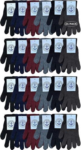 Yacht & Smith Wholesale Winter Gloves, Unisex Adults Bulk Sets for Homeless Shelters and Charitable Donations in Saudi Arabia