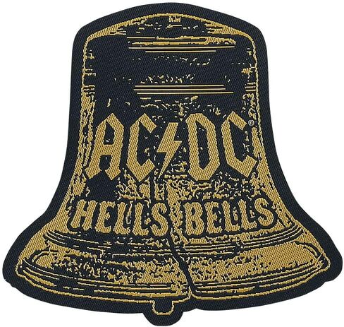 AC/DC ACDC Hells Bells Die Cut Logo Patch Hard Rock Fan Band Sew on Theslique in Kuwait