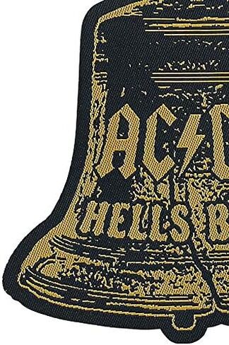AC/DC ACDC Hells Bells Die Cut Logo Patch Hard Rock Fan Band Sew on Theslique in Kuwait