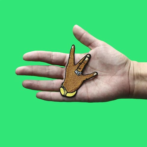 West Coast Mob Ring Patch Hand Sign Rapper Embroidered Iron On in Saudi Arabia