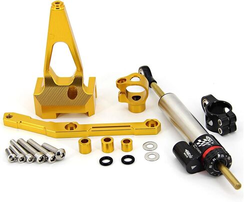 توجيه الدراجات النارية CNC استقرار قوس المثبط للياماها MT-09 MT09 FZ09 FZ-09 طقم تثبيت (حامل أسود) in Kuwait