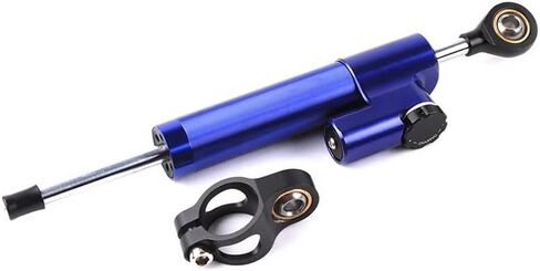Buday Directional استقرار مخمدات الدراجات النارية امتصاص الصدمات التوجيه مثبط CNC مقود الدفاع الكهربائي للدراجات البخارية (Blue Black) in Kuwait