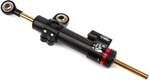 Motorcycle cnc Stabilizer Damper Complete Steering Mounting Bracket For SUZUKI GSXR 600 750 GSR750 Mounting Kit(Damper Carbon fider) in Kuwait