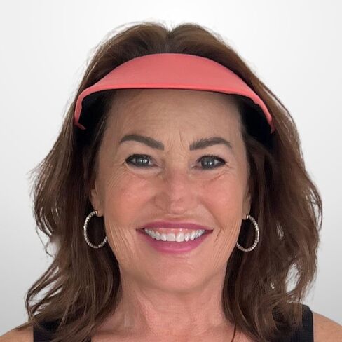 No Headache Sun Visor for Women | Stylish, Lightweight Square Brim Hat | Comfortable UV Protection for Golf, Tennis & Travel in Saudi Arabia