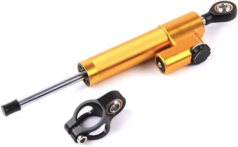 Buday Directional استقرار مخمدات الدراجات النارية امتصاص الصدمات التوجيه مثبط CNC مقود الدفاع الكهربائي للدراجات البخارية (Blue Black) in Kuwait