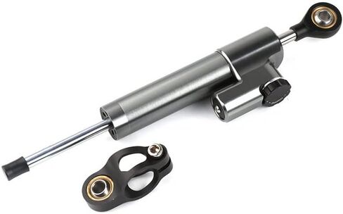 Buday Directional استقرار مخمدات الدراجات النارية امتصاص الصدمات التوجيه مثبط CNC مقود الدفاع الكهربائي للدراجات البخارية (Blue Black) in Kuwait
