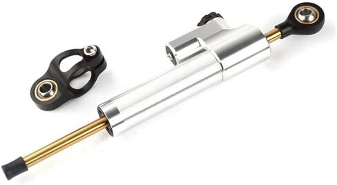 Buday Directional استقرار مخمدات الدراجات النارية امتصاص الصدمات التوجيه مثبط CNC مقود الدفاع الكهربائي للدراجات البخارية (Blue Black) in Kuwait