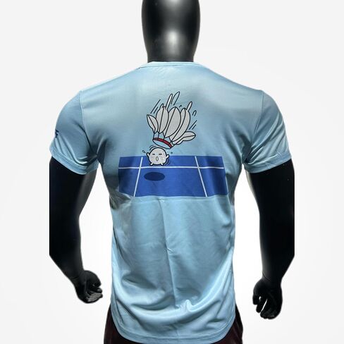 Men's New Sprts T-Shirt (Bule) Blue in Saudi Arabia