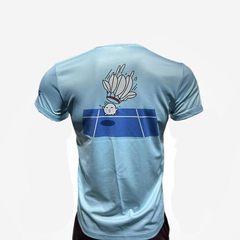 Men's New Sprts T-Shirt (Bule) Blue in Saudi Arabia