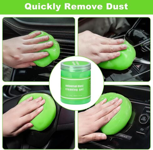 Viewsun Windshield Cleaner Tool, 17Pcs Car Interior Cleaning Kit, Detailing Kit Interior Cleaner, Car Detailing Brushes, Cleaning Gel, Inside Cleaning Supplies Accessories for Trucks, SUVs, RVs Window in Saudi Arabia