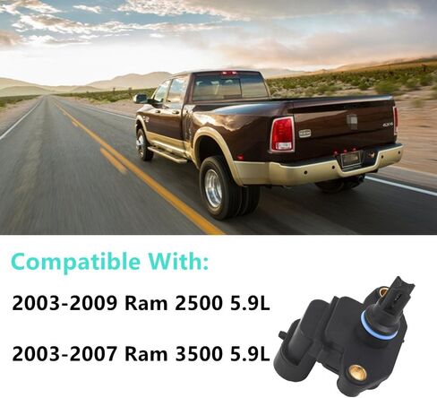 AS349 5139278AA Boost Mapp Map Sensor متوافق مع Cummins RAM 03-07 3500 2500 5.9L 3971106 5093103AA 5093104AA in Saudi Arabia