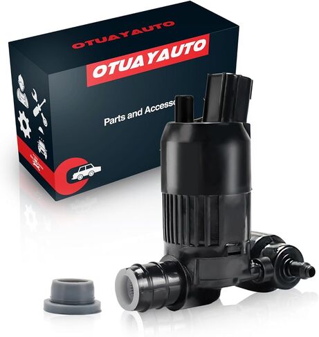 OTUAYAUTO Windshield Washer Pump - Replacement for Ford Explorer, Edge, Fiesta, Flex, Mondeo V Turnier Original Factory OEM: BA8Z17664A Washer Fluid Pump with Grommet in Saudi Arabia